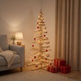  Drveno božićno drvce KOTKA 120 cm Masivna borovina Prirodno | shoptok.hr
