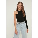 Trendyol Black Single Sleeve Ribbed Knitted Body | shoptok.hr