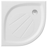 Ravak XA237701010 Elipso 90 x 90 cm polkrožna tuš kad iz litega marmorja | Shoptok.si