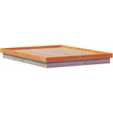  LED okvir kreveta voštano smeđi 150x200 cm od masivne borovine | shoptok.hr