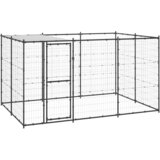  Vanjski kavez za pse s krovom čelični 7 26 m² | shoptok.hr