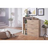MID.YOU omara z loputami za čevlje hrast sonoma | Shoptok.si