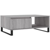 Maison Chic Klubska mizica - kavna mizica - Nizka mizica siva sonoma 90x60x35 cm inženirski les, (21753236) | Shoptok.si