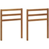  Naslon 2 pcs Prirodna 59 x 4 x 73 cm Čvrsto drvo akacije | Eponuda.com