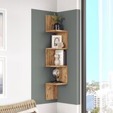  Zidni regal u dekoru bora u prirodnoj boji 22x117 cm Laura - | shoptok.hr