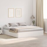 vidaXL okvir postelje bela les velika | Shoptok.si