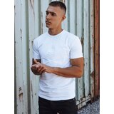 DStreet T-shirt męski z nadrukiem biały | Shoptok.si