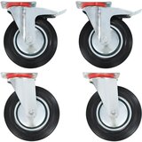 vidaXL gibljiva kolesa 4 kosi 200 mm Cene