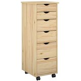  Mobilni ormar Smeđa 34 x 39 x 93 5 cm Čvrsto borovo drvo | shoptok.hr