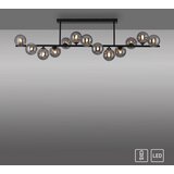 SCHÖNER WOHNEN 14505-18 - led luster na šipci dubai 13xG9/3W/230V crna/dimljena | Eponuda.com