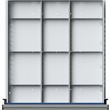 ANKE Pločevinast delilnik za predale ŠxG 500 x 540 mm, ⅓-delitev, za predale z višino 60 mm | Shoptok.si