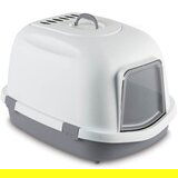 STEFANPLAST super queen mačje stranišče - siv - 54 x 71 x 46 cm | Shoptok.si
