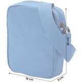 Calvin Klein Jeans Torba za čez ramo golobje modra / bela | Shoptok.si