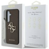 Guess GUHCS25MPGT4MBW ovitek za Samsung Galaxy S25 Plus 5G - Grained - rjav | Shoptok.si