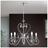 Orion LU 1658/5 - Kristalni luster na lancu ALESSIA 5xE14/40W/230V sjajni hrom Cene