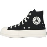 Converse Visoke tenisice 'CTAS' crna / bijela | shoptok.hr