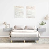 Maison Chic Posteljni okvir - Dvoposteljna postelja - Zakonska postelja brez ležišča Siva sonoma hrast 120x200 cm-J10351, (21764334) | Shoptok.si