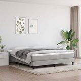The Living Store Posteljni okvir svetlo siv 180x200 cm blago - Box Spring Posteljni Okvir, (21515587) Cene