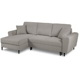 Cosmopolitan Design Svijetlo siva sklopiva/s prostorom za odlaganje kutna garnitura od bouclé tkanine (s lijevim kutom/s ležaljkom) Kyoto – | shoptok.hr