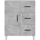  Visoka komoda siva betona 69,5x34x180 cm od konstruiranog drva | shoptok.hr