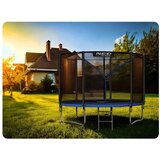 Neo-Sport vrtni trampolin 252 cm (8 ft) s vanjskom mrežom i ljestvama, plavi | shoptok.hr
