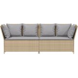  Vrtna sofa s jastucima bež poliratan | shoptok.hr