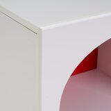 Casa Selección Crvena/bijela biblioteka 76x70 cm – | shoptok.hr