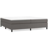  Okvir za krevet s oprugama sivi 200x200 cm od umjetne kože | shoptok.hr