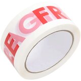  Traka za pakiranje 72 kom s natpisom FRAGILE bijela 48mm x 66 m | shoptok.hr