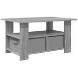  Klubska miza Siva Sonoma 77 x 55 x 42 cm Konstruiran les, (5000295425) | Shoptok.si