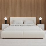 Bessagi Home Oblazinjena Postelja Flora, Krem Barve, 180x200 Cene