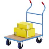 eurokraft pro ploski voziček, s potisnim ročajem, nakladalna višina 235 mm | Shoptok.si