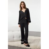 TRENDYOLMILLA Ženski set pidžame Thmaw25Pt00178, Crni | Eponuda.com