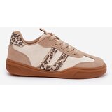 Boto Women's Sneakers Made Of Eco Suede Leopard Beige Satylies | ePonuda.com