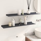  Lebdeća polica Zidne 2 pcs Antracit 80 x 18 x 2,5 cm Čelik | Eponuda.ba