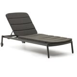 Kave Home Črn kovinski vrtni ležalnik Marcona - | Shoptok.si