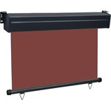 vidaXL Balkonska bočna tenda 80 x 250 cm smeđa | shoptok.hr