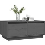  Stolić za kavu sivi 80 x 50 x 35 cm od masivne borovine | shoptok.hr