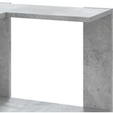  Kutni regal za knjige 3 razine boja betona 50x50x102 cm drveni | shoptok.hr