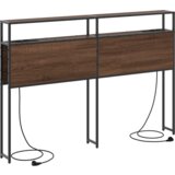  Skladiščni naslon s polico Rjavi hrast 140 cm Konstruiran les, (5000142343) | Shoptok.si