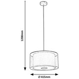 Rabalux aneta,visilica E27 3x40W | Eponuda.com