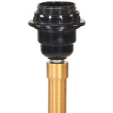  Svjetiljka s tronošcem crno-zlatna od tikovine 141 cm | shoptok.hr