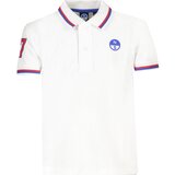 North Sails WHITE SHORT SLEEVED POLO SHIRT FOR CHILDREN | Shoptok.si