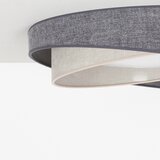  BRILAGI- LED plafonsko svetlo VELVET TWIST LED/24W/230V 4000K &amp;Oslash; 55 cm siva/kr. Slike