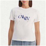 Calvin Klein Jeans Majice s kratkimi rokavi Lv047f808g Bela Cene