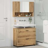  Set namještaja za kupaonicu 2 kom. Umjetnički hrast Smeđa 76,5 x 35 x 64 cm | shoptok.hr