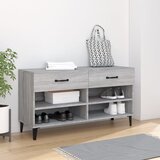 The Living Store Omarica za čevlje siva sonoma 102x35x55 cm konstruiran les - Omarica Za Čevlje, (21434039) Cene