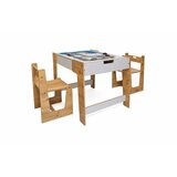 Hanah home Dječiji set Sto i stolice, 72,5x55x56,5 cm, Bijela | Eponuda.ba