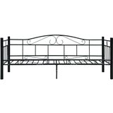  Za dnevni ležaj crni metalni 90 x 200 cm | shoptok.hr