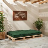  Jastučić za paletni kauč Zelena 120 x 80 x 12 cm Tkanina | shoptok.hr